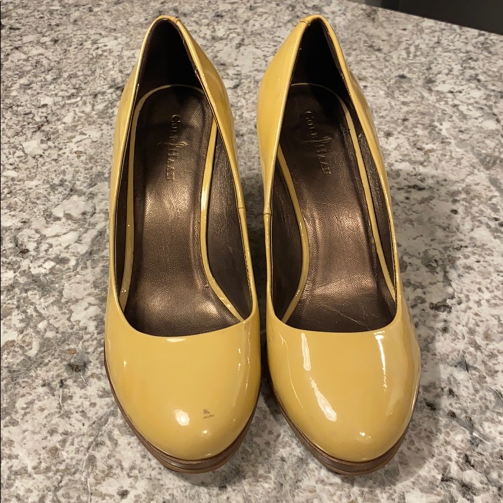 Cole Haan nude wedges size 7.5